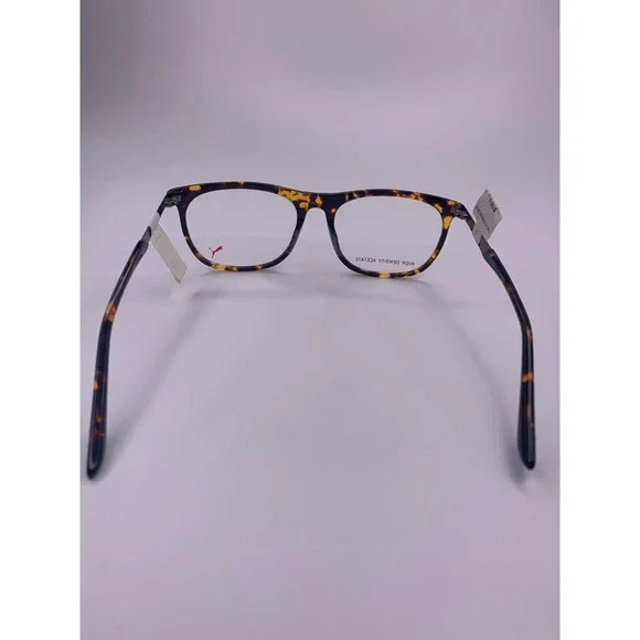 Puma PU00950 002 Brown Tortoise Gray Square Full Rim Glasses Frames 54-18-140 A1 - Picture 9 of 9